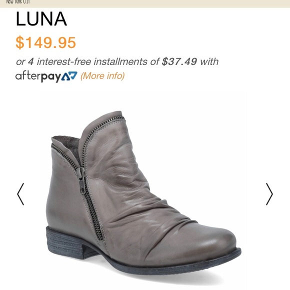 Miz Mooz Shoes - MIZ MOOZ  Luna gray zipper booties